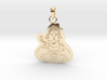Lord Shiva Pendant (Engraved) 3d printed 