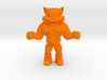 Mad Cat - MUSCLE style monochrome minifigure.  3d printed 