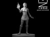 Human Female Fire Sorceress 3 3d printed 