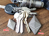 ETH Keychain/Necklace_45mm 3d printed Both Shown in Polished Nickle Steel
