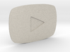 Youtube Play Button Silver 3d printed 