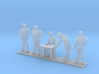 1/87 HO WWII British Command Team 3d printed 