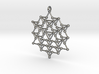 64 Tetrahedron Grid Pendant 3d printed 