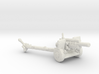 M101A1M2A1 105 mm Howitzer  white plastic 1:160 sc 3d printed 