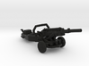 M102 105 mm Howitzer 1:160 scale 3d printed 