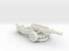 M102 105 mm Howitzer white plastic fire 1:160 scal 3d printed 