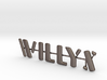 Willys Jeep Stamped look individual letters,4.4" 3d printed 