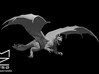 Ancient Amethyst Dragon Flying 3d printed 