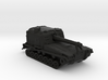 M55 Self-propelled howitzer 1:160 scale rail load 3d printed 