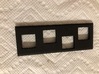 Disco Robo cassette deck control replacement 3d printed top panel, black color recommended.