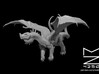 Crystal Dragon Wyrmling Flying 3d printed 