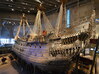 Nameplate Vasa 1628 3d printed 64-gun ship-of-the-line Vasa.  Photo: Vasa Museum.