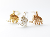 Woolly Mammoth Pendant - Science Jewelry 3d printed Woolly Mammoth pendants