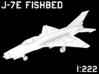 1:222 Scale J-7E Fishbed (Clean, Deployed) 3d printed 