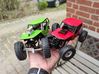 Scx24 micro Wraith chassis brushless version 3d printed 