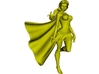 1/48 scale Supergirl superheroine figure 3d printed 