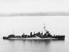Nameplate HMS Churchill 3d printed Town-class (Clemson class) destroyer HMS Churchill, ex-USS Herndon DD-198..