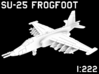 1:222 Scale Su-25 Frogfoot (Loaded, Deployed) 3d printed 