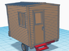 1/87th Portable Office Trailer 3d printed 
