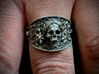 New SkullRing 2022 inside diameter 20.5mm 3d printed 