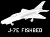 J-7E Fishbed (Clean) 3d printed 