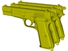 1/16 scale FN Browning Hi Power Mk I pistol Ad x 3 3d printed 