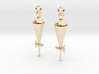 Separatory Funnel Earrings - Chemistry Jewelry 3d printed 