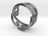 Elven Swirly Ring 3d printed 