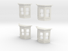 2021WEST PHILLY ROW HOME BAY WINDOW 4PACK 3d printed 