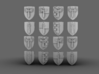 Angels Of Shadow Shoulder Shields 3d printed 