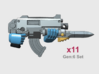 G:6 Set: Mk2b Boltfire Gun - Trencher 3d printed 