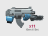 G:6 Set: Mk2b Boltfire Gun - Ripper 3d printed 