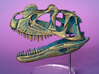 Ceratosaurus skull - dinosaur model 3d printed Actual photo - model finished with acrylic paint