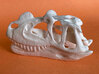 Ceratosaurus skull - dinosaur model 3d printed Actual photo - unpainted model
