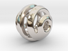 sphere spiral pendant 3d printed 