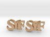 Monogram Cufflinks SYF 3d printed 