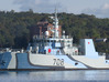 Nameplate NCSM Moncton 3d printed Navire de défense côtière de classe Kingston NCSM Moncton.