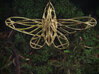 Insectoid Mind Pendant 3d printed Insectoid Mind Pendant - Gold Plated Brass