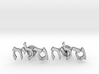 Hebrew Name Cufflinks - "Gedalia" 3d printed 