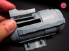 RAZOR REBELL ENGINE VTOL NOZZLES 3d printed Part primed beside the engine nacelle -not included-