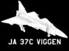 JA 37C Viggen (Clean) 3d printed 