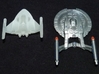 Emmette Type 1/4800 x2 3d printed Older 1/4400 version, Smooth Fine Detail Plastic, with Attack Wing NX Class 