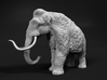 Woolly Mammoth 1:87 Standing Female 3d printed 