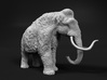 Woolly Mammoth 1:87 Standing Female (mirrored) 3d printed 