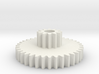 twin spur gear 3d printed 