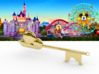 Disneyland Believe Key (Horizontal) 3d printed 