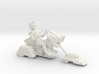 Robotech 32mm Hoverbike with Armored Female  3d printed 