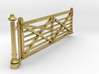 VR #2 Crossing Gates 14' (BRASS) 1-87 Scale 3d printed 