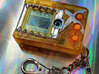 Digimon screen bezel with teeth 3d printed its light and shiny