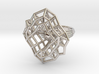 Weave Geometric Ring 3d printed 